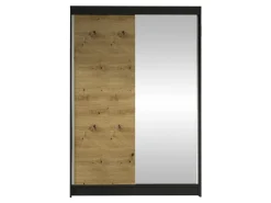 Garderobeskab Closico Salvor I (Sort + Artisan eg)