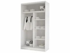 Garderobeskab Closico Structor VI (Hvid + Artisan eg)