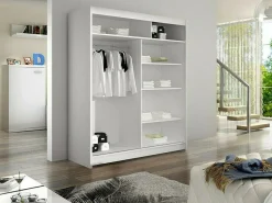 Garderobeskab Closico Vastor II (Sort + Artisan eg)