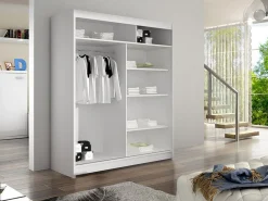 Garderobeskab Closico Vastor V (Sort + Artisan eg)