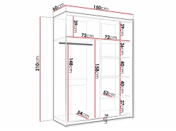 Garderobeskab Comfivo Granium I