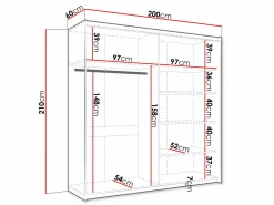 Garderobeskab Comfivo Granium II
