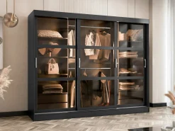 Garderobeskab Comfivo Opus (Sort)