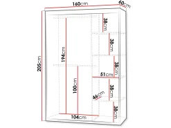 Garderobeskab Cosmes (Kashmir)