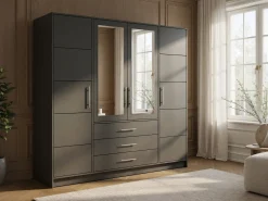 Garderobeskab Dortivu (Grafit)