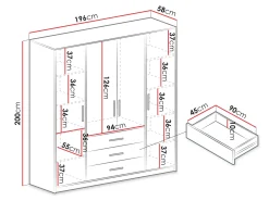 Garderobeskab Dortivu (Kashmir)