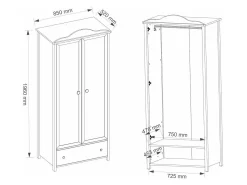 Garderobeskab Elblive 118