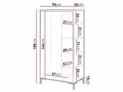 Garderobeskab Fabula