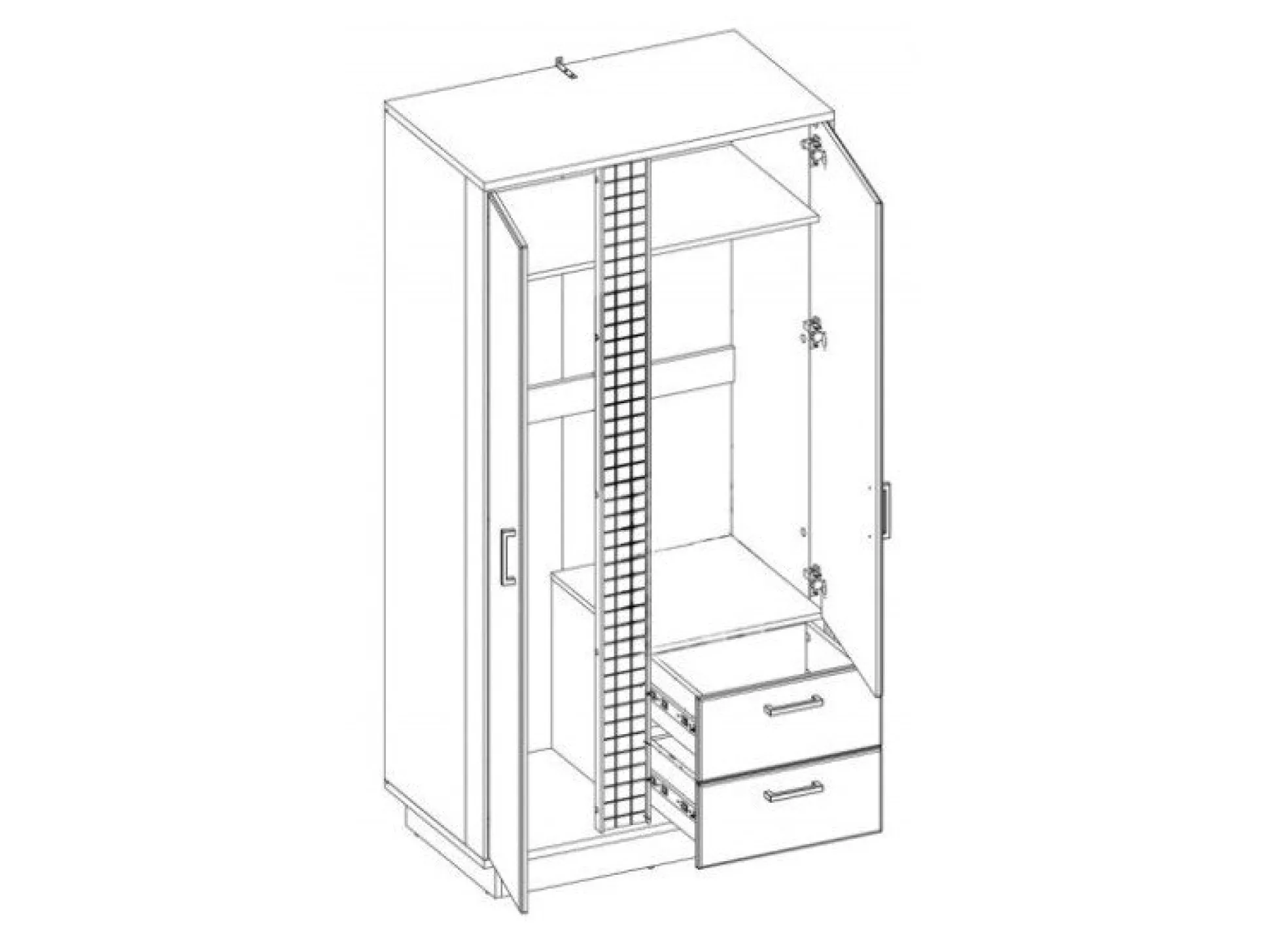 Garderobeskab Fiosalu 107