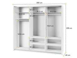Garderobeskab Fresno 138
