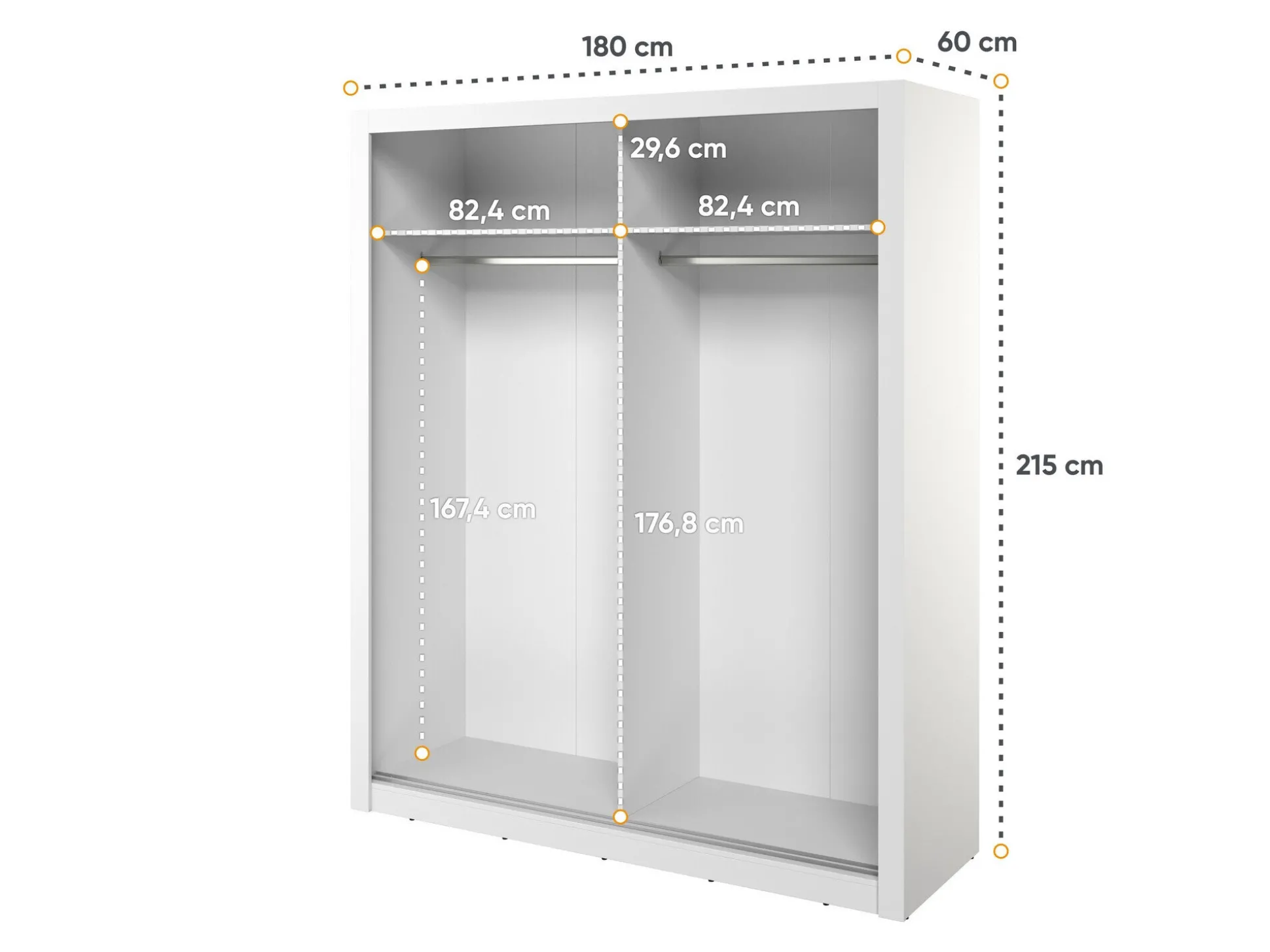 Garderobeskab Fresno 146