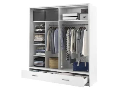 Garderobeskab Fresno 104 (Hvid)