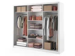 Garderobeskab Fresno 101 (Hvid)