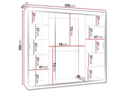 Garderobeskab Hartford 499 (Hvid)
