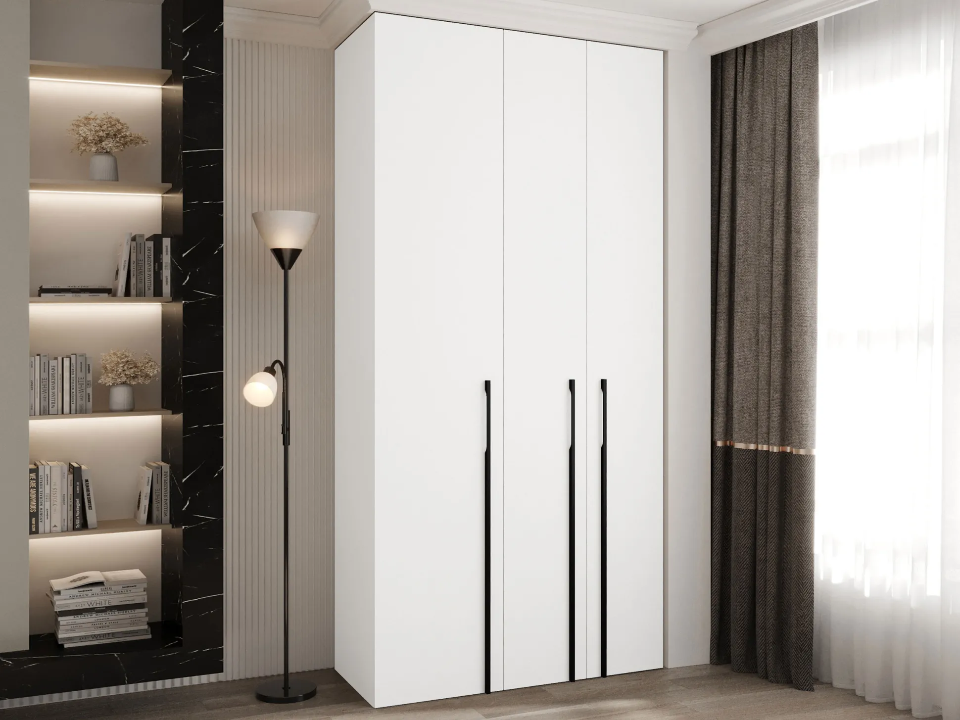 Garderobeskab Hartford 571 (Hvid)