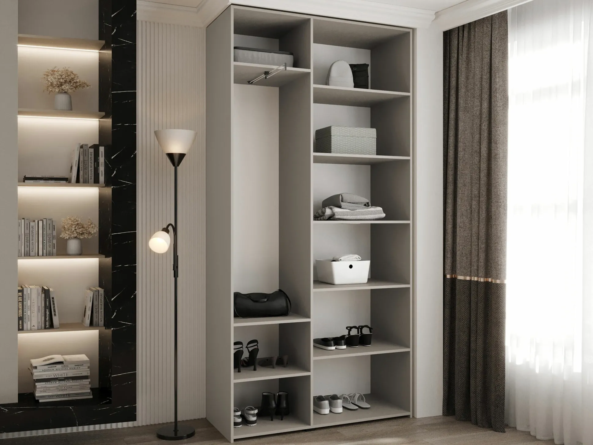 Garderobeskab Hartford 571 (Hvid)