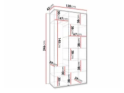 Garderobeskab Hartford 573 (Hvid)