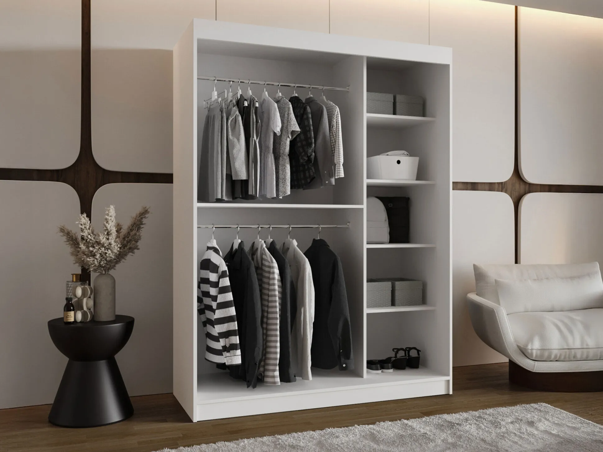 Garderobeskab Hartford 503 (Hvid)