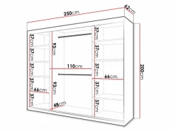 Garderobeskab Hartford 336 (Hvid)