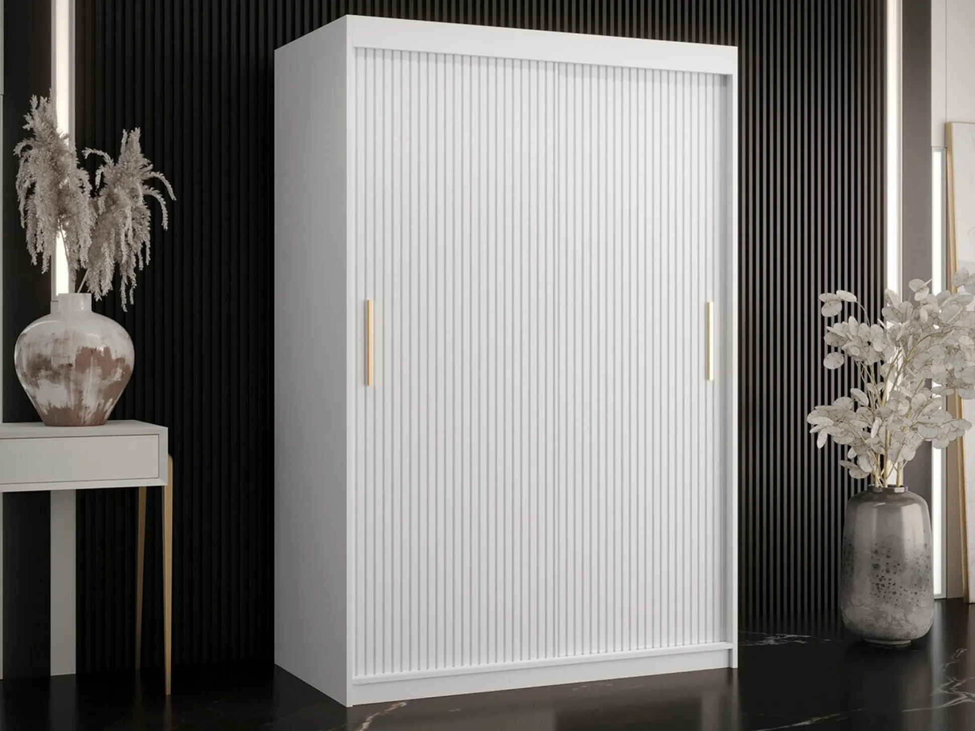 Garderobeskab Hartford 398 (Hvid)