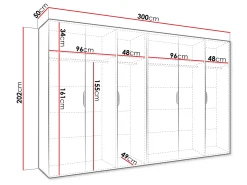 Garderobeskab Hartford 517 (Hvid)