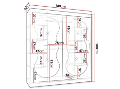 Garderobeskab Hartford 530 (Kashmir)
