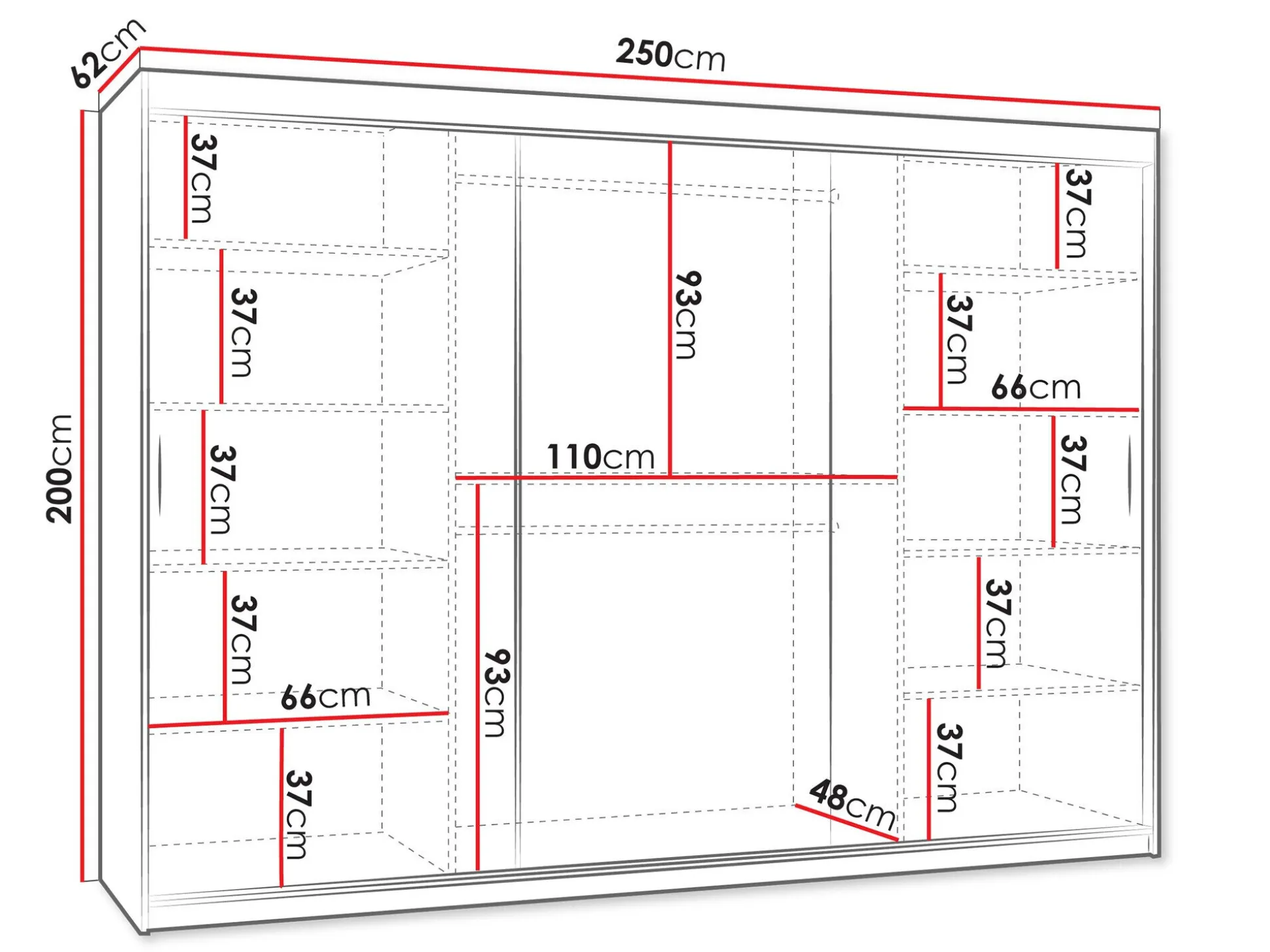 Garderobeskab Hartford 497 (Kashmir)
