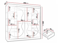 Garderobeskab Hartford 532 (Kashmir)