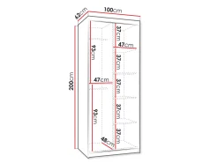 Garderobeskab Hartford 505 (Kashmir)