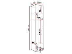 Garderobeskab Hartford 567 (Kashmir)