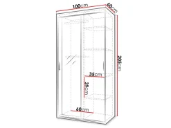 Garderobeskab Hederus I