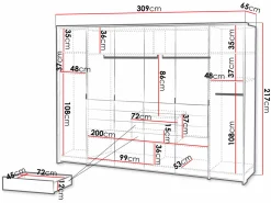 Garderobeskab Honolulu 152