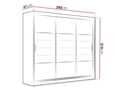 Garderobeskab Honolulu 102 (Grafit)