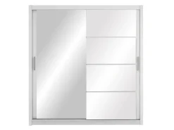 Garderobeskab Honolulu 111 (Hvid + Glansfuld hvid)