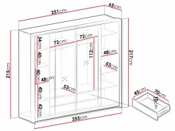 Garderobeskab Honolulu 121 (Hvid)