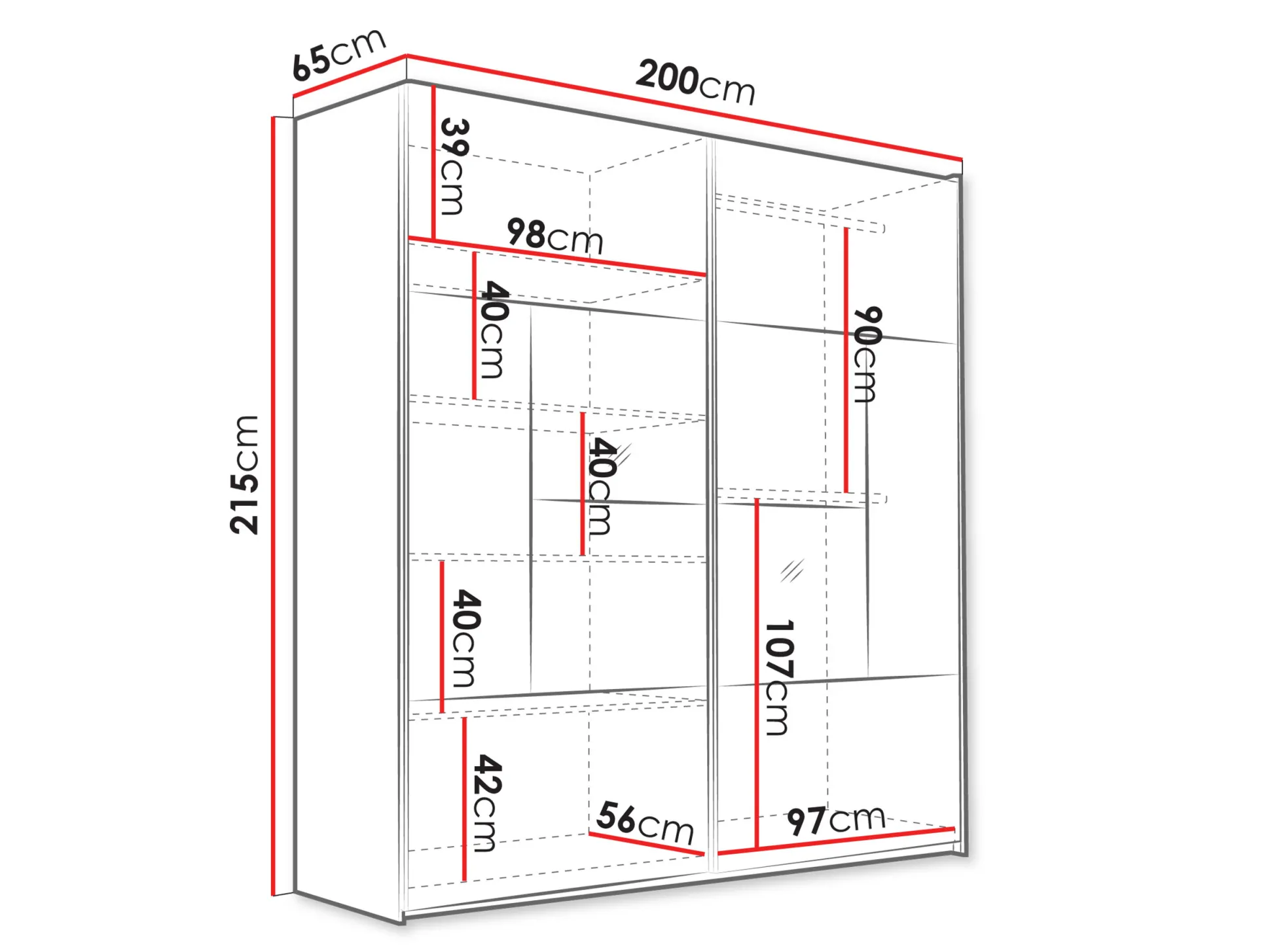 Garderobeskab Honolulu 273 (Kashmir)