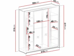 Garderobeskab Honolulu 237 (Lava)