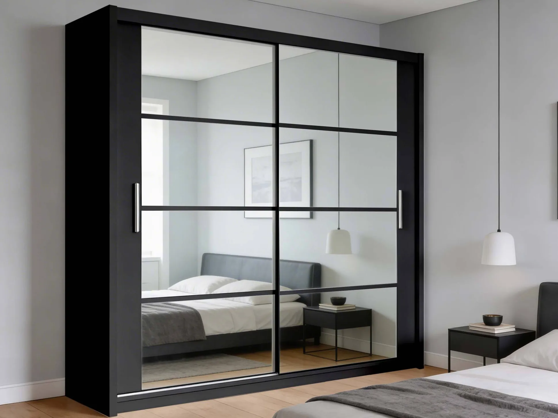 Garderobeskab Honolulu 201 (Sort)