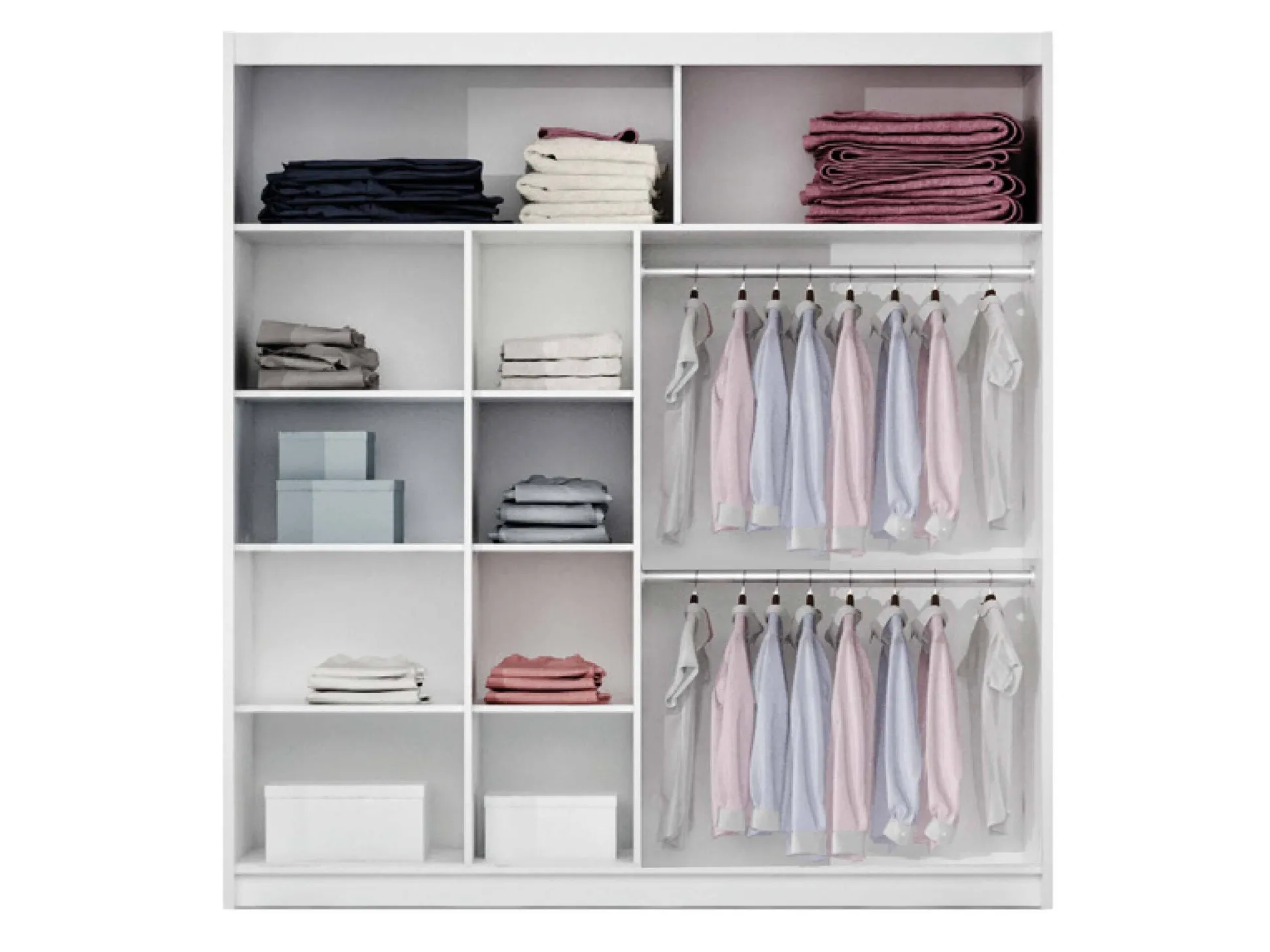 Garderobeskab Honolulu 201 (Sort)