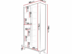 Garderobeskab Levtena 103