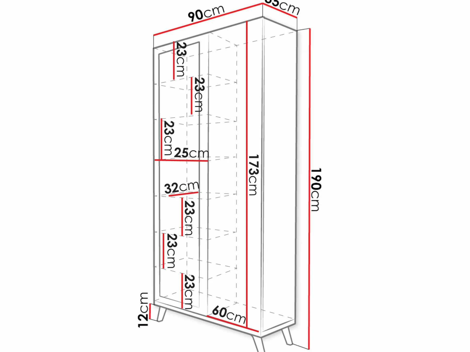 Garderobeskab Levtena 103