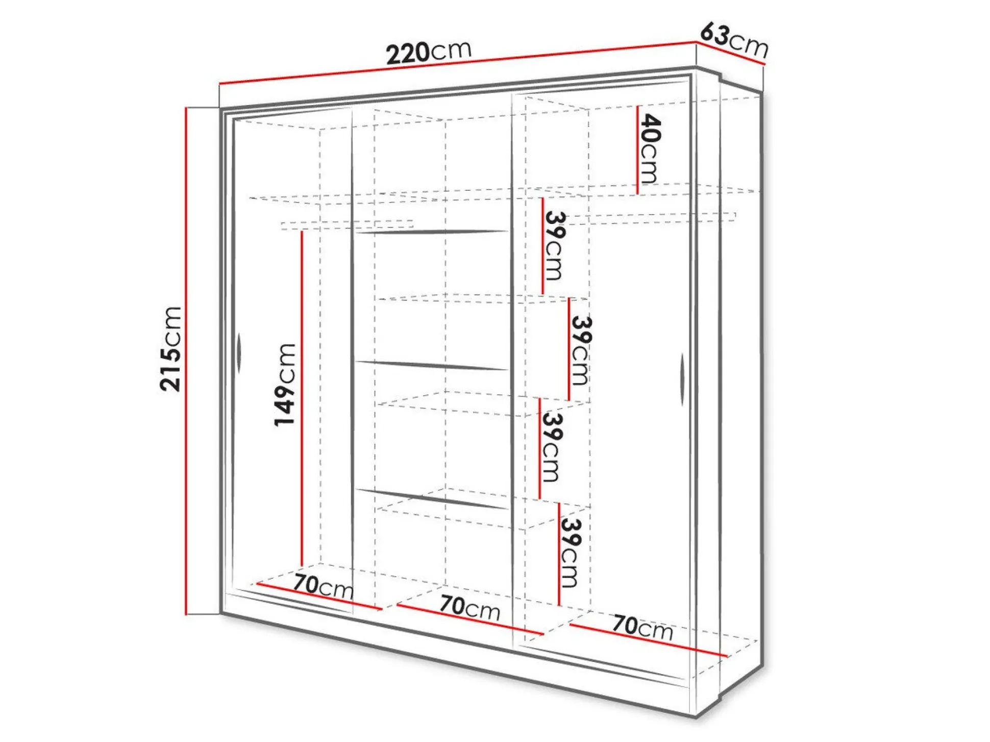 Garderobeskab Livsori 106