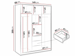 Garderobeskab Lombala 103