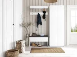 Garderobeskab Lorcama 104 (Hvid)