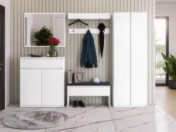 Garderobeskab Lorcama 104 (Hvid)