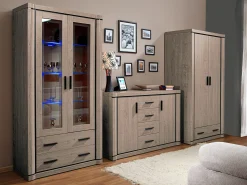 Garderobeskab Lorelie 118 (Trøffel egetræ)