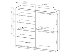 Garderobeskab Lusone 100