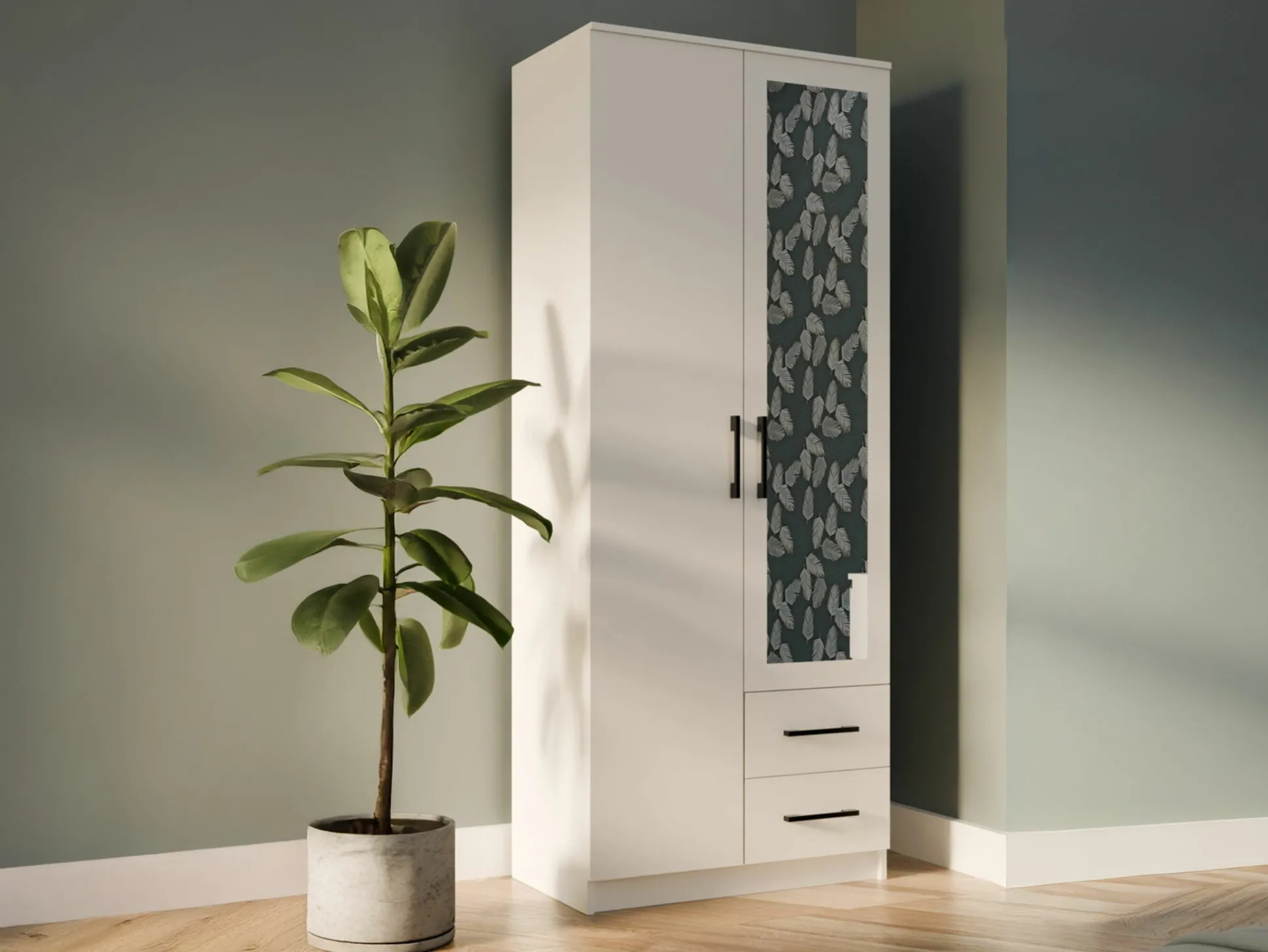 Garderobeskab Mandeville 247 (Hvid)