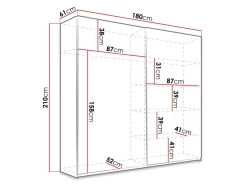 Garderobeskab Melvele 106