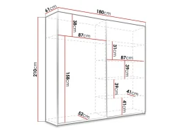 Garderobeskab Melvele 107